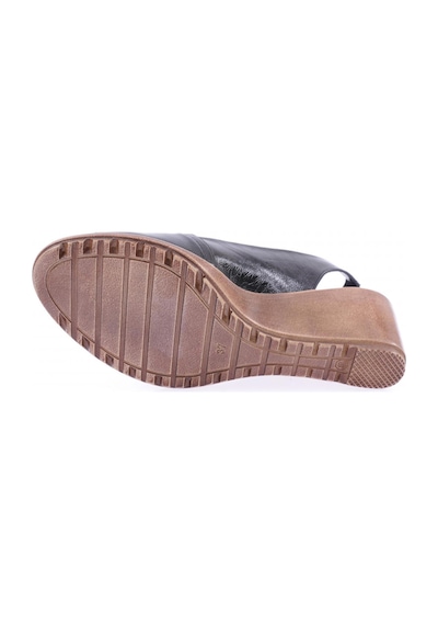 Dgn 7119-22y Kadın Dolgu Taban Sandalet 7119-2027-R8961 Siyah