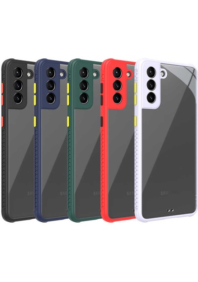 Galaxy S21 Plus Kılıf Zore Kaff Kapak Lacivert