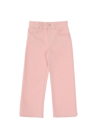 U.S. Polo Assn. Kız Çocuk Açık Pembe Loose Fit Jean Pantolon 50304247-VR078