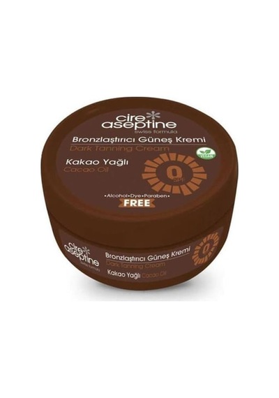 Cire Aseptine Bronzlaştırıcı Krem Kakao Yağlı 200 Ml 20'li Paket