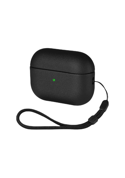 Piili Apple Uyumlu AirPods Pro 2 Silikon Kılıf - Siyah