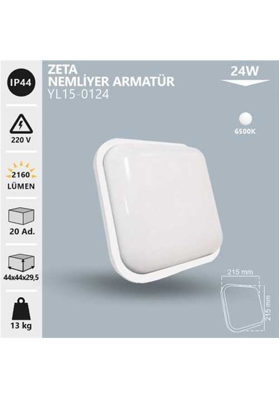 Noas 24w Zeta Nemliyer Armatür 6500k Diğer