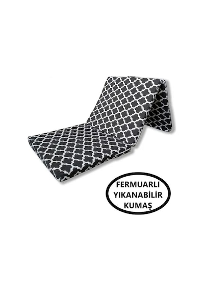 Lüks Katlanır Yatak 70x180x6 Cm Sünger Karaçatı Desen