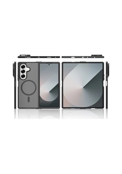Samsung Uyumlu Galaxy Z Fold 8 Ultra Kılıf M-safe Şarj Özellikli Kamera Korumalı Zore Lunex Kapak