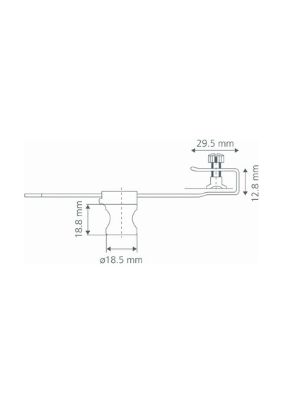 Canex Cam Kilidi Sürme 140 Mm Gri