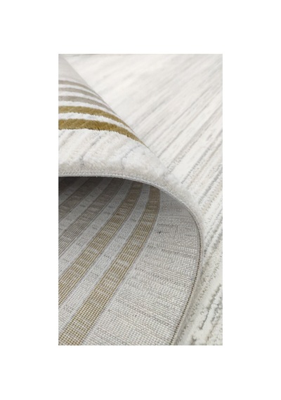 4 Metrekare - 6 Metrekare Bambu Tarz Modern Salon Oturma Odası Mutfak Halısı Antialerjik Gold 7280gold