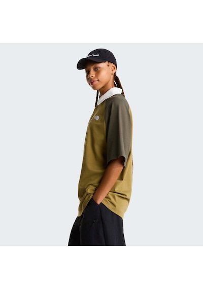 The North Face U Relaxed Rugby Polo Ss Tee Unisex Tişört Nf0a8gavjv41 Çok Renkli