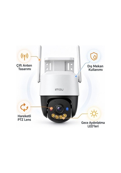 Imou Ipc-k7fp-5v0w Cruiser Sc Dış Mekan 5mp Wifi Pt Kamera