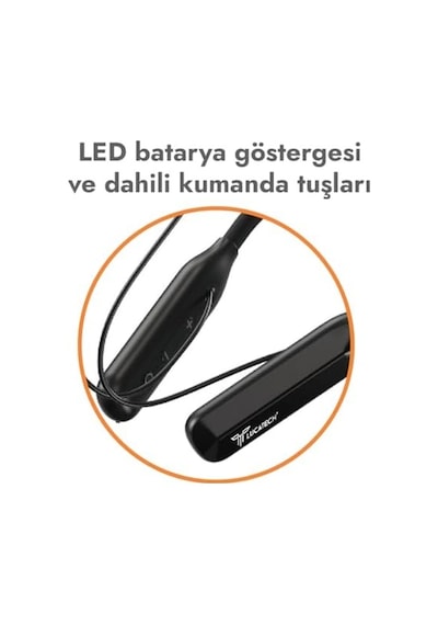 600 Saat Boyundan Askılı Enc Bluetooth Kulaklık Net Görüşme