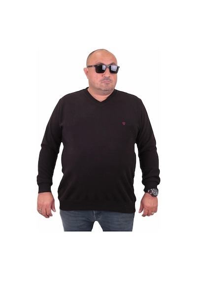 Moc Grande Mocgrande Büyük Beden Selanik V Yaka Classic Sweat 23201 Sıyah-Sıyah Moc Grande Mocgrande Büyük Beden Selanik V Yaka Classic Sweat 23201 Sıyah-Sıyah