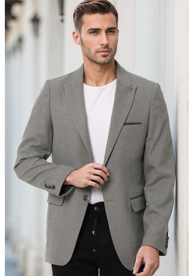 C5058 Dewberry Erkek Ceket-açık Gri Açık Gri C5058 Dewberry Erkek Ceket-açık Gri Açık Gri