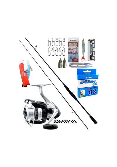 Legend Karbon 270cm 7-40gr Daiwa Strikeforce 4000 B Spin Olta Takımı Seti