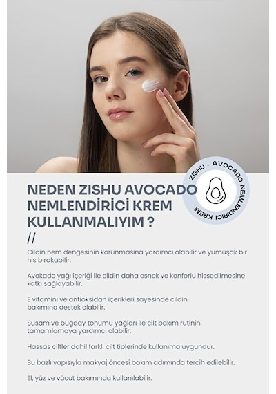 Zishu Nemlendirici El/yüz/vücut Kremi 20 Ml