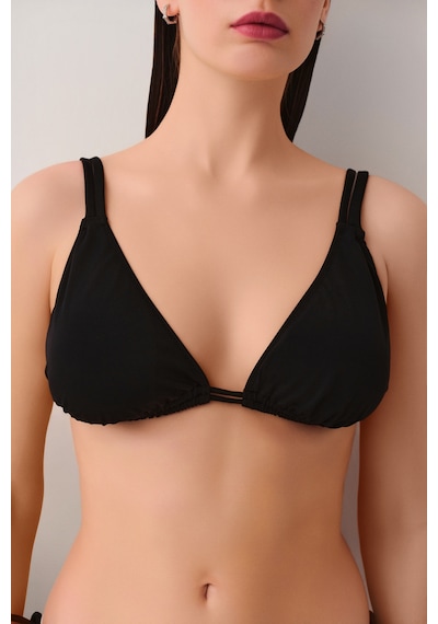 Suwen Üçgen Bikini Üst Sbn25580012 Siyah