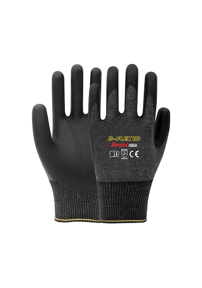 Beybi B-Flex110 Likralı Nitril Eldiven Iş Eldiveni 1 Çift