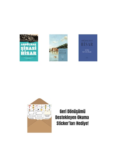 İstanbul Ve Boğaziçi Yazıları + Boğaziçi Yalıları Kitap Boy + Aşk İmiş Her Ne Vâr Âlemde Ciltli + Okuma Sticker'ları