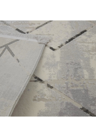 Hoom Rugs Lizbon 4511 Gri Modern Halı Gri