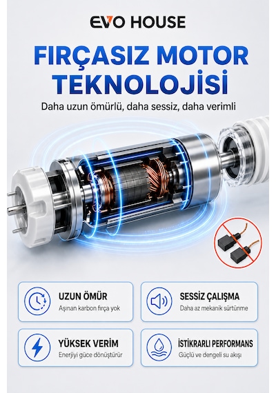 Ultra Sessiz Şarjlı Otomatik Damacana Su Pompası Yüksek Hızlı Akış 2000mah Pil Siyah