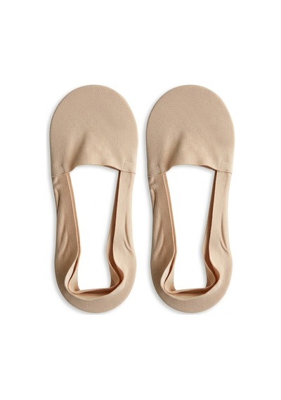 Cottonhıll Premium - Ten Lazer Kesim Penye Sneaker Babet Çorap