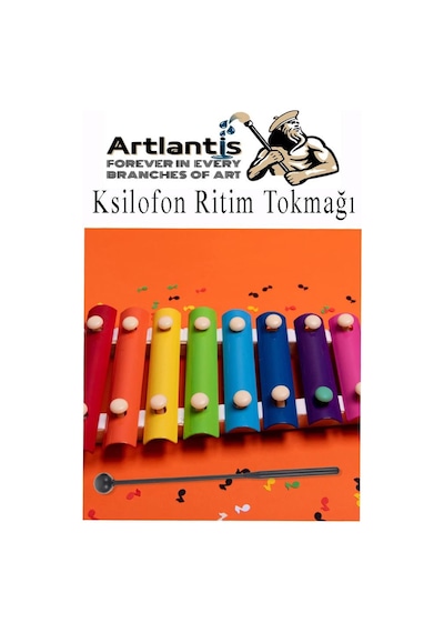 Ksilofon Tokmağı 1 Çift Kırmızı 1 Paket Ritim Çubuğu Plastik