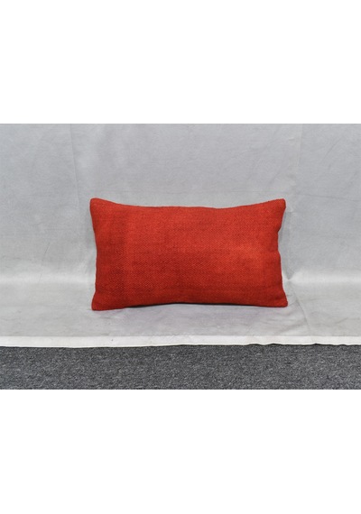 Zehra Abla Halı Yeni El Dokuma Dekoratif Lumbar Kilim Kırlent Yastık Kılıfı 6588 Çok Renkli