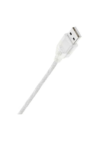 Powermaster 16731 USB 2.0 Şeffaf USB Am/Mini 5 Pin Kablo 2 Metre
