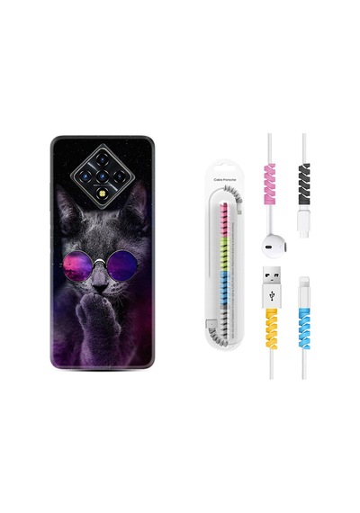 Infinix Zero 8 Kılıf Kablo Koruyuculu Carisma Cat 1607