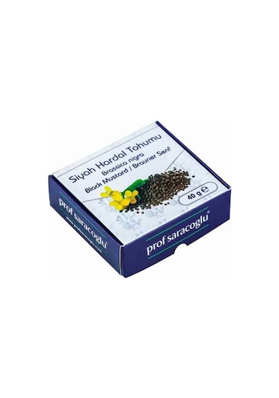 Prof Saracoglu Siyah Hardal Tohumu Brassica Nigra L. 40 Gr