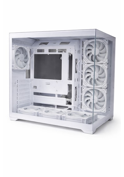 Zeiron 7x12 Fan Rgb Kumandalı Beyaz Akvaryum Gaming Kasa 600w 80+ Bronze