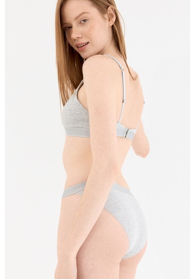 Naphor Touch Gri Bikini Külot Ten