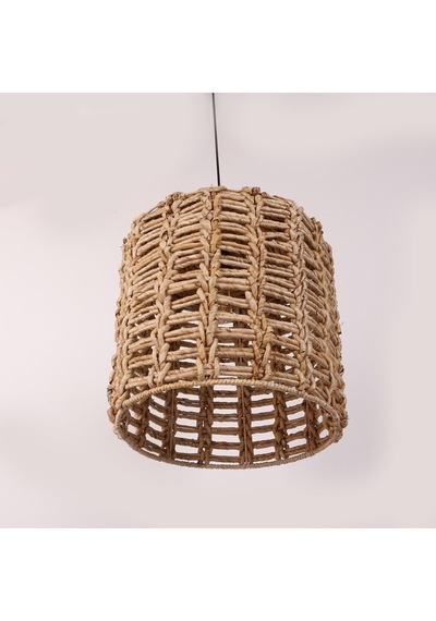 Side Doğal Abaka 42x42 Cm Aydınlatma Bej