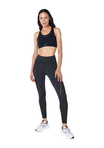 Sweaty Betty Sweaty Betty Power Icon Running Kadın Siyah Koşu Bra Blk Siyah