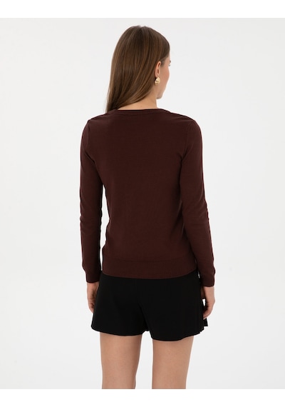 Pierre Cardin Kadın Kahverengi Kazak /triko 50315758-vr029 Kahverengi Pierre Cardin Kadın Kahverengi Kazak /triko 50315758-vr029 Kahverengi