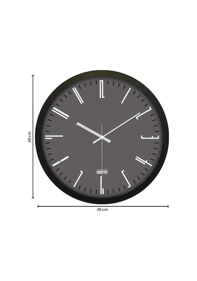 30 Cm Gerçek Cam Sessiz Mekanizma Duvar Saati 0240-beyaz-şekilli-48cm 79702653