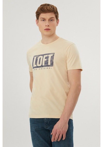Loft Erkek Tişört Bej