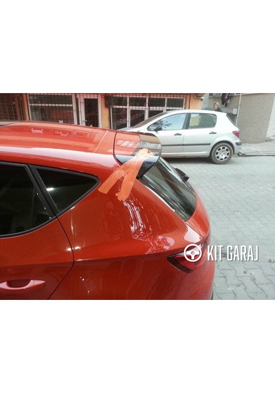 Seat Leon Mk3 2013 Sonrası Spoiler Parlak Siyah Boyalı Abs Plastik