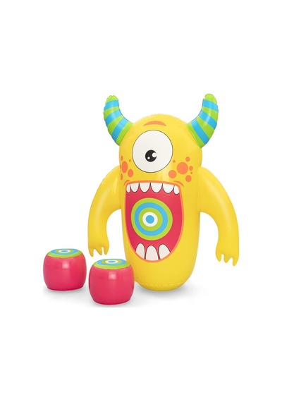 Bestway Kids Şişirilebilir Canavar Nakavt Bop Çantası Boks Eldive