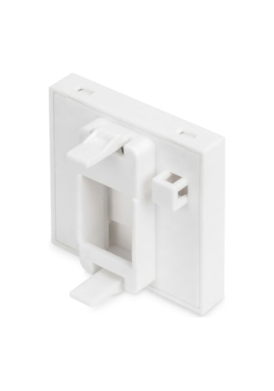 45x45 Kapaklı Boş Data Priz Modülü Beyaz Rj45 Rj11