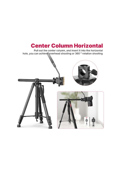 Ulanzi U-select Vt-02 Hafif Taşınabilir 360 Alüminyum Tripod Monopod