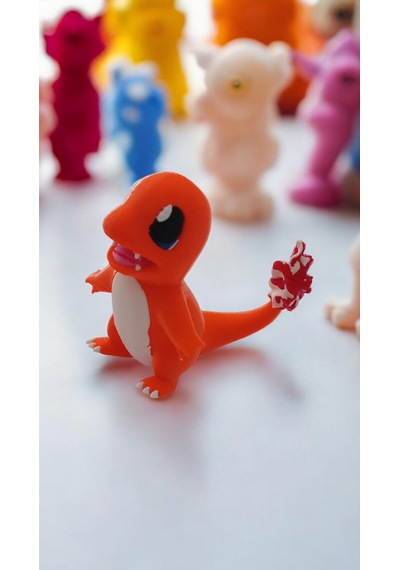 Charmender Figür 3d Pla