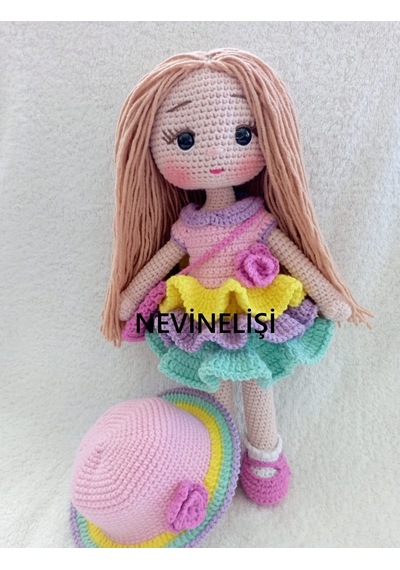 Amigurumi Eylül Bebek Çok Renkli