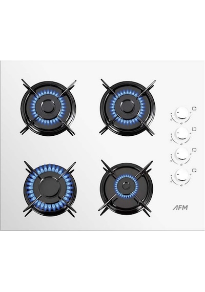 Afm Tech & Ferre FM7701 + FM2201 + D087-SA  Alfa Sessiz Turbo Dijital Beyaz Ankastre Set