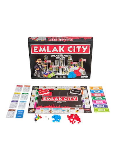 Mega City Dünya Şehirleri Emlak Ticaret Oyunu 2-6 Kişilik - Siyah
