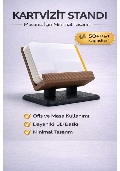 Masaüstü Kartvizitlik Modern Tasarım Kartvizit Standı