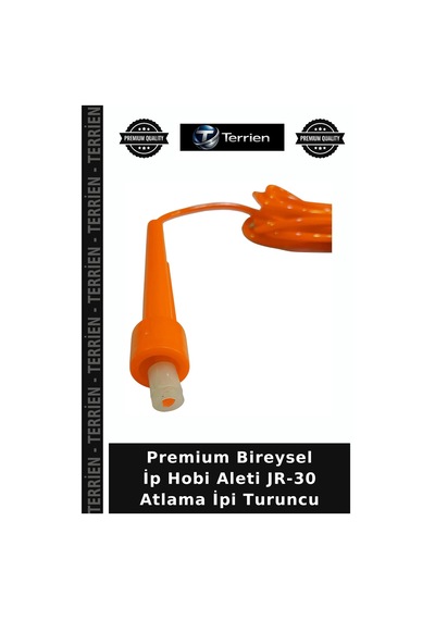 Premium Bireysel İp Hobi Aleti Jr-30 Atlama İpi Turuncu