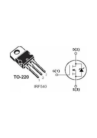 Irf540 - 28A 100V Mosfet - To220 Mofset