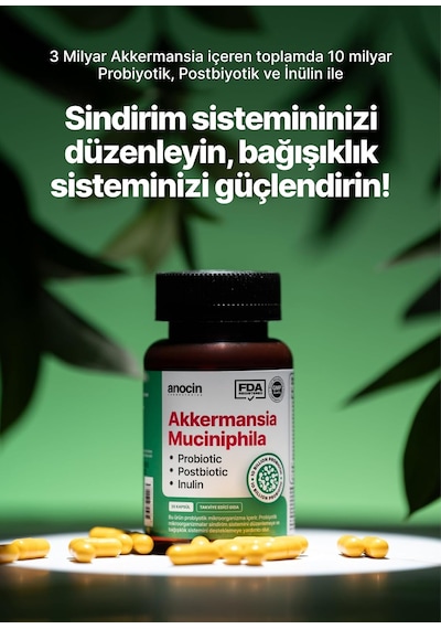 Akkermansia Probiyotik, 20 Kapsül