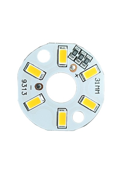 5730 5v 3w 31mm Beyaz Led Modül Aluminyum Pcb 6 Led Lamba Aydınlatma Işık