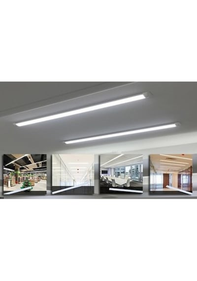 Yatay Bant Armatür Led Beyaz 6500k 18w 60cm Beyaz