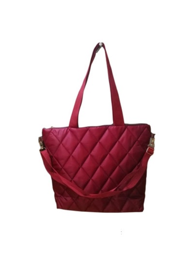 Barsecollection Kadın Omuz Çantası Kapitone Bordo Spor Çanta Barsecollection Kadın Omuz Çantası Kapitone Bordo Spor Çanta